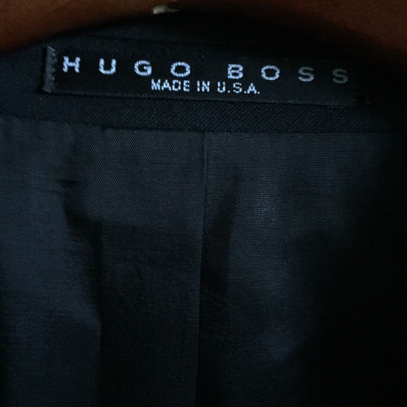 Hugo Boss Men's Black 2Pc Suit Sz 44L - Picture 5 of 7